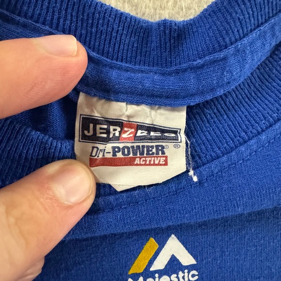 Majestic Kansas City Royals 2015 World Series Authentic Collection TShirt Mens M - Picture 4 of 8